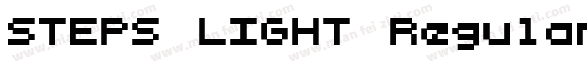STEPS LIGHT Regular字体转换